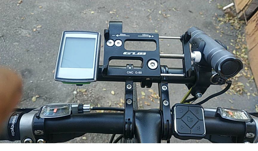 Suport aluminiu GUB 88 smartphone si GO PRO bicicleta trotineta moto