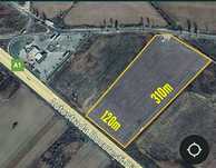 Teren industrial 3,5ha km 49, benzinaria OMV,  Autostrada A1