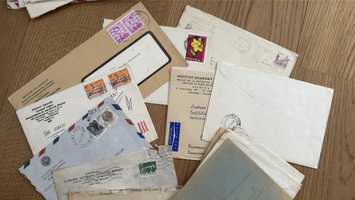 Scrisori vechi cu timbre - 50 plicuri, perioada comunista