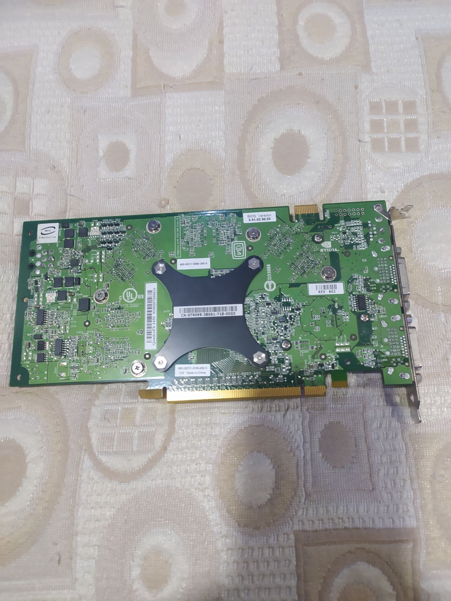 Видеокарта Quadro FX 3450