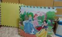 Комплект Детское напольное покрытие с принцессами Диснея