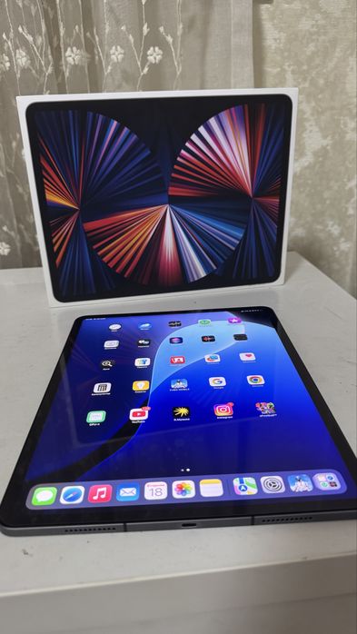 Ipadpro 12.9 M1 256gb 5 generation wifi+ celluar(sim oqydi)