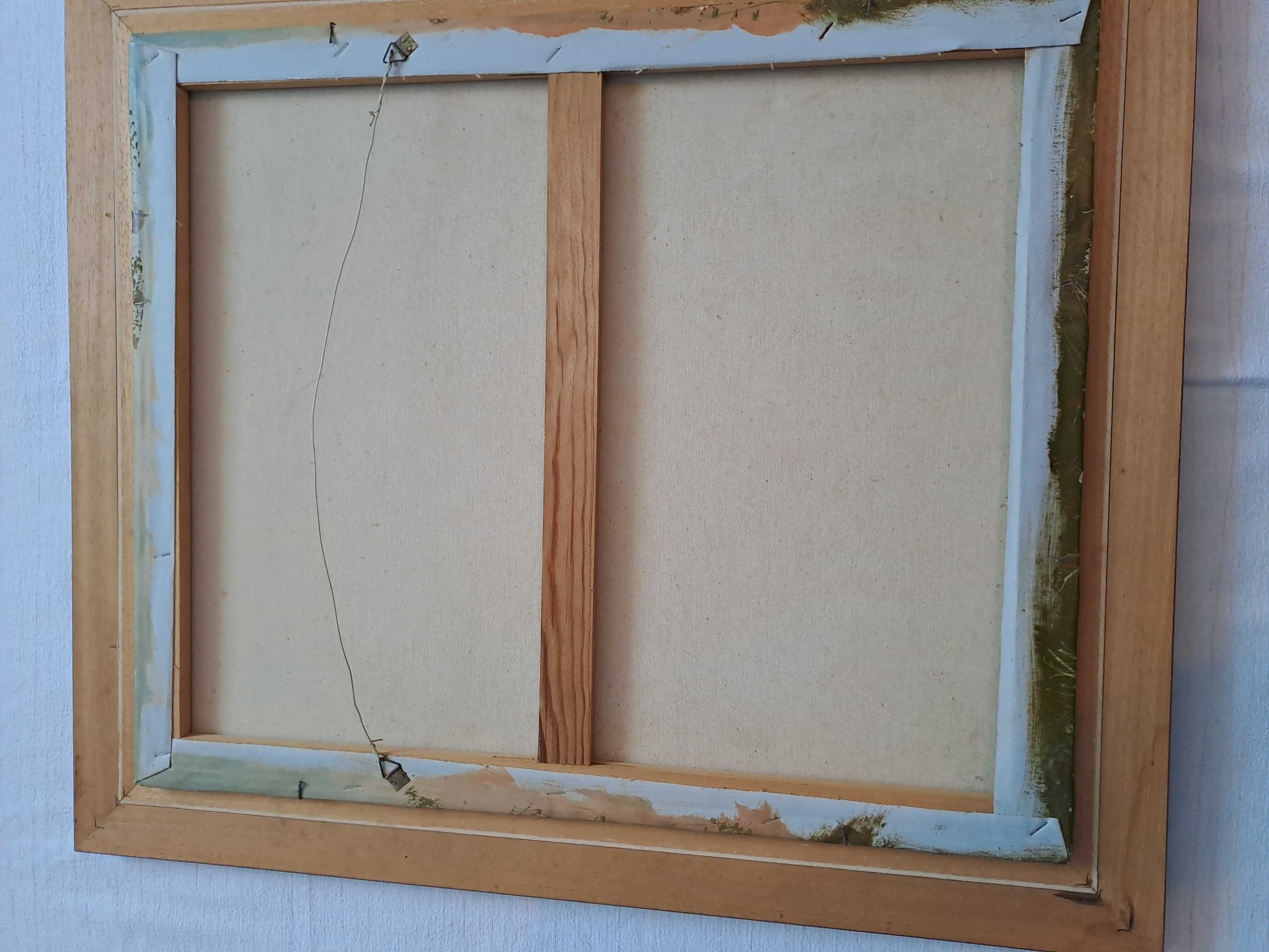 tablou pictura pe panza 61/71 cm semnat