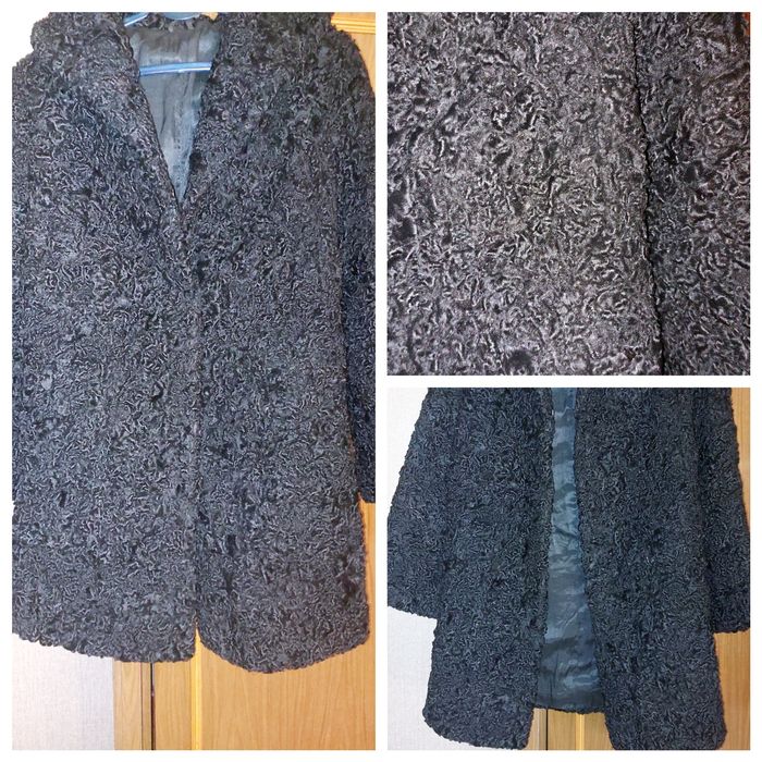 Шуба каракуль натуральный