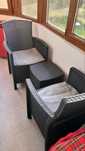 Set Balcon Terasa - cu defect la un scaun