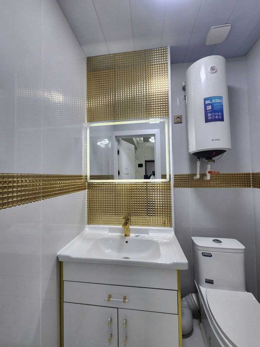 3 хоналик килинган 4 этажли янги дом, горгаз