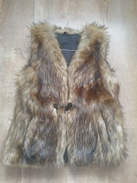 Vestă de blană, mărimea XS-S