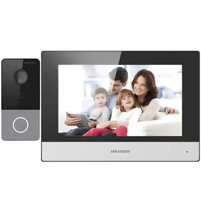 Видеодомофона Hikvision DS-KIS603-P (B)(O-STD) .  Для дома.