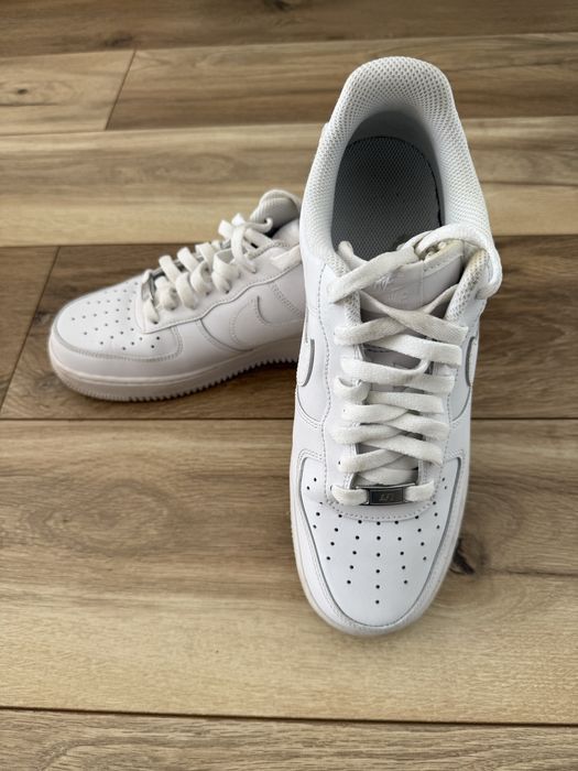 Оригинален мъжки Nike Air Force 1, бял 42.5 номер