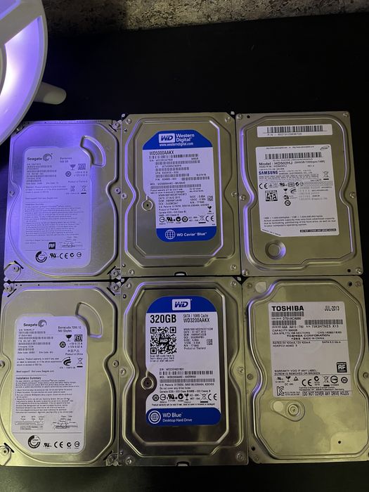 Продам Компьютерные HDD (6 штук)