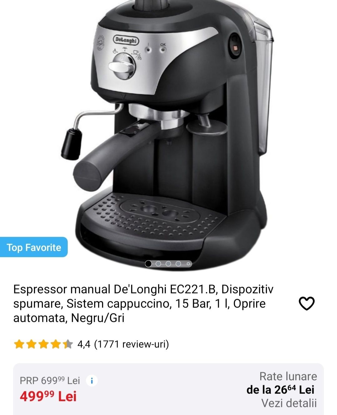 Espressor DeLonghi