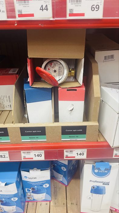 Apometru R160 M20/M23  apă caldă / rece Set Apometre Racord 1/2