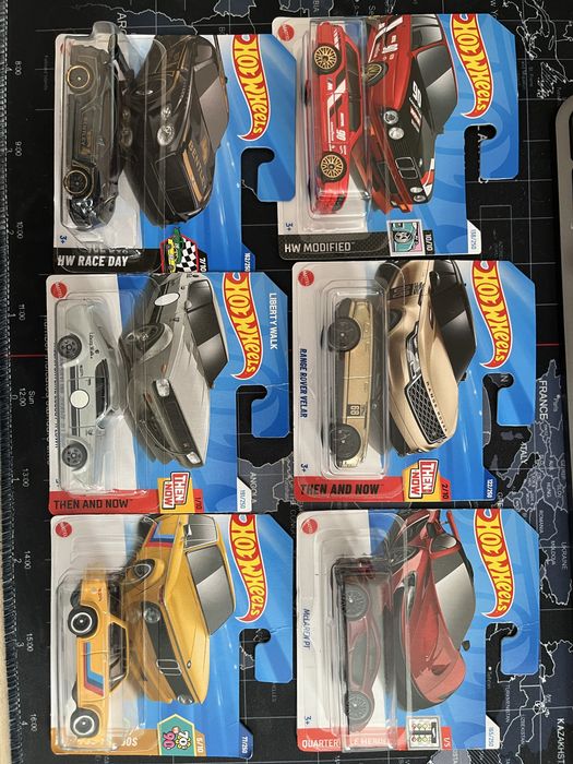 Hotwheels Нови, Неразпечатани