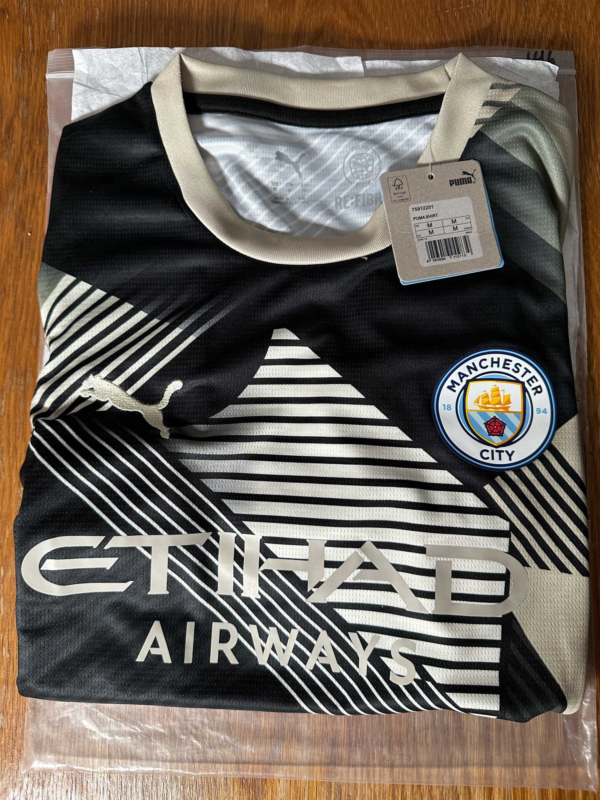 tricou fotbal Man. City, imitație, concept sezon 2025-2026, mărime M