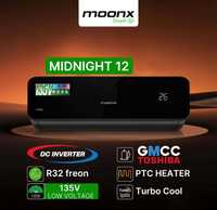 Кондиционер MOONX 12-18 MIDNIGHT/INVERTER/Черный/Low Voltage 135V