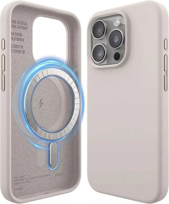 Оригинален калъф Elago Magnetic Silicone за iPhone 15 pro