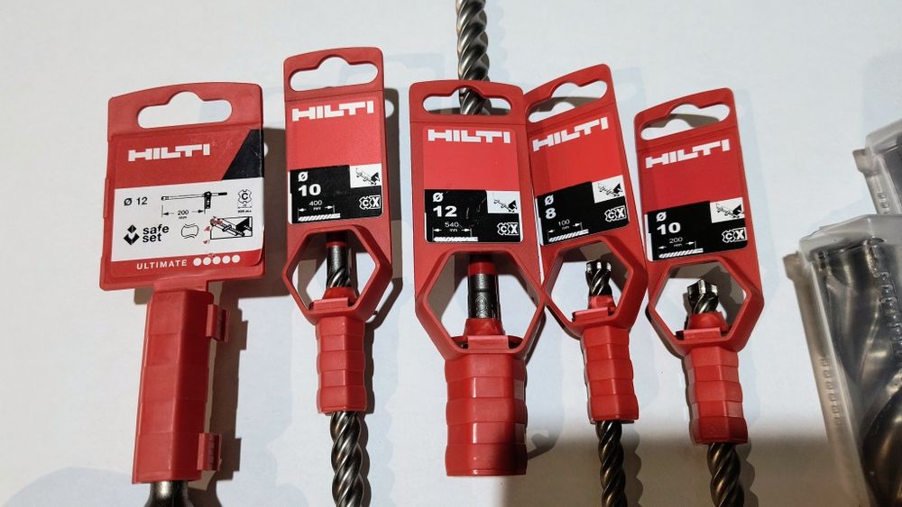 Hilti свредла за бетон и дърво