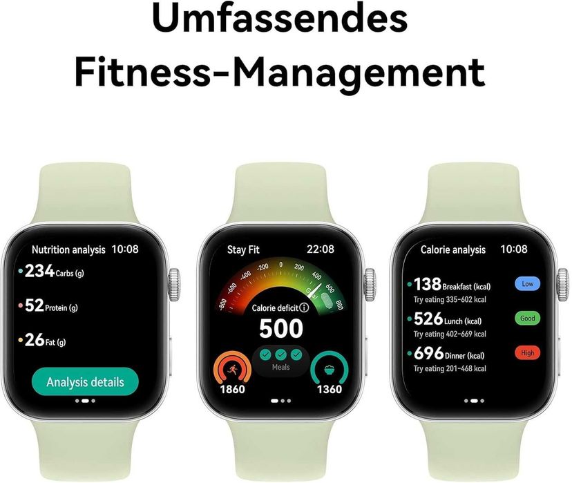 Нов Смарт Часовник Huawei Watch FIT 3, Space Gray, Найлонова Каишка