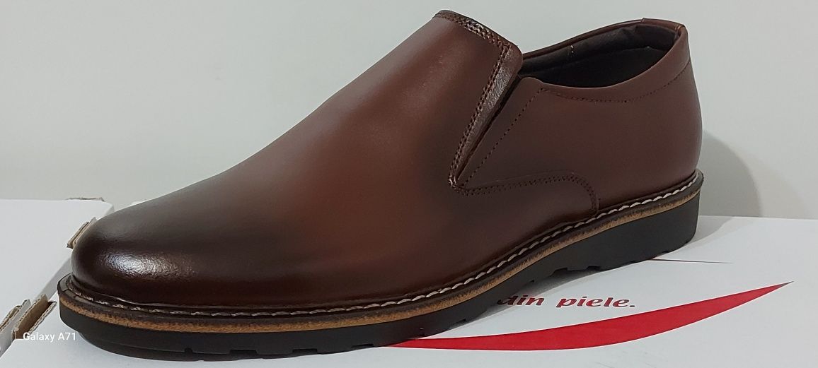 Pantofi bărbați model  : CORSA  piele naturala 100% interior exterior