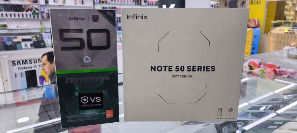 infinix Note 50 pro 24/256 titan grey yangi