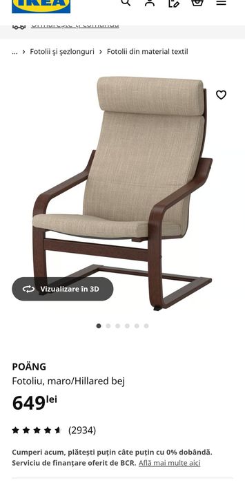Scaune balansoar ikea