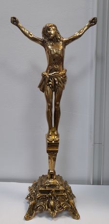 Crucifix din bronz masiv