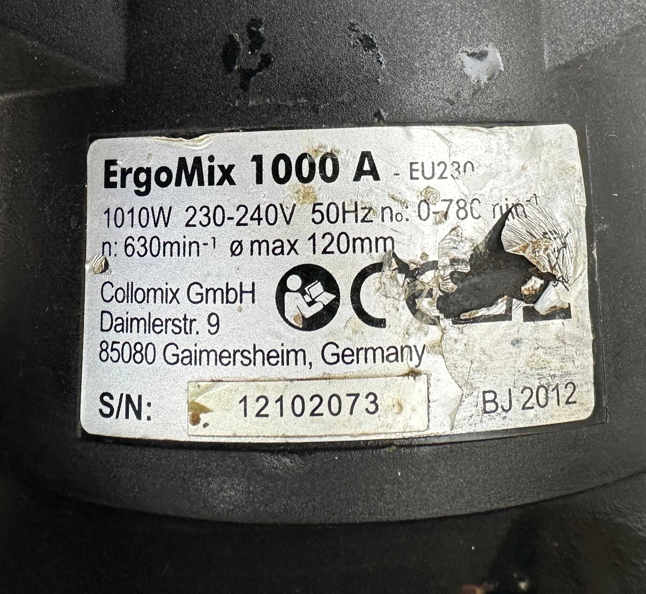 Collomix ErgoMix 1000 A - Професионална бъркалка 1010W