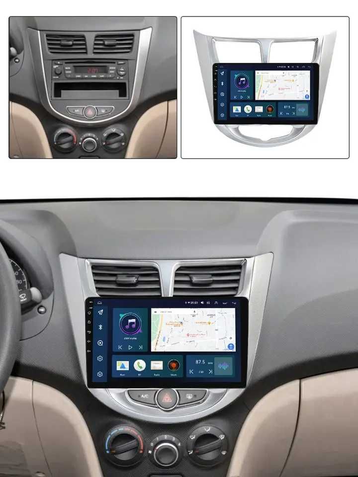 Hyundai Accent 2010-2016 Android 13 Mултимедия/Навигация,1103