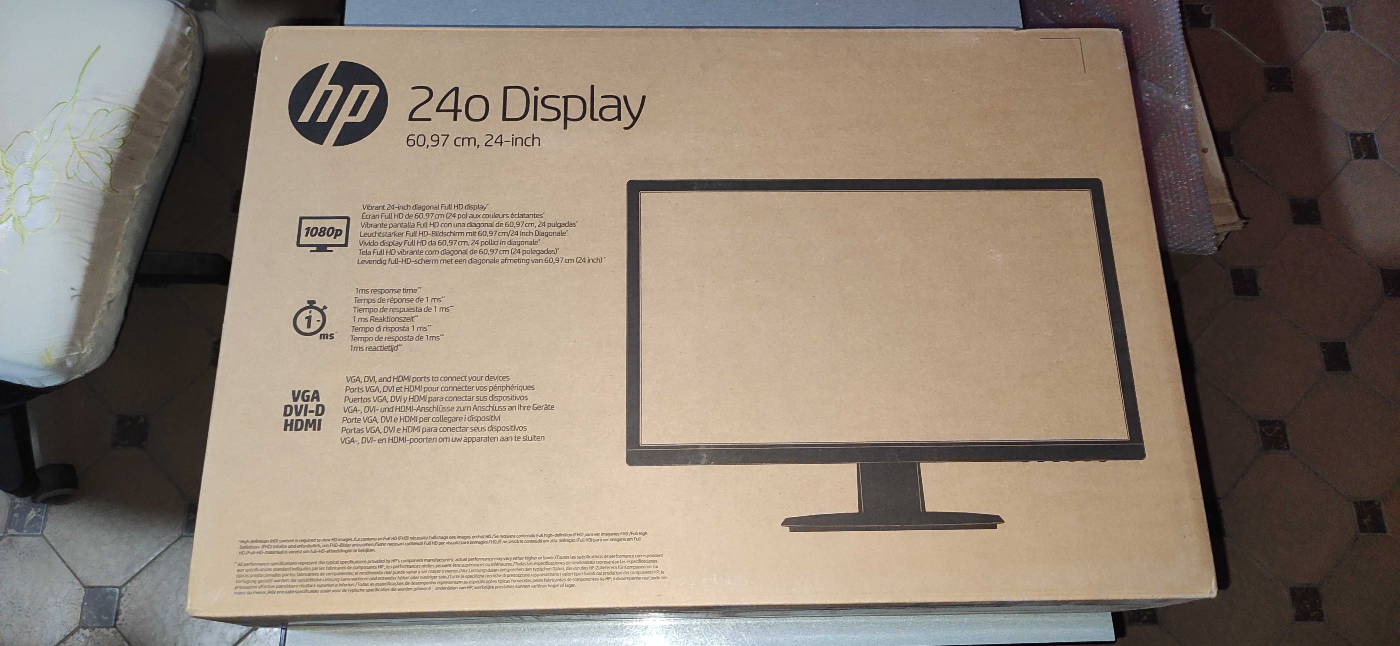 24" Монитор HP 24o, 1920x1080, TN,76 Гц 1хHDMI