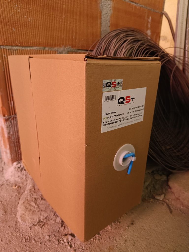 Cablu UTP CAT6 LSZH rola de 305m