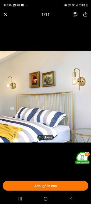 Aplică moderna- set de 2 bucăți  (becurile nu sunt incluse)