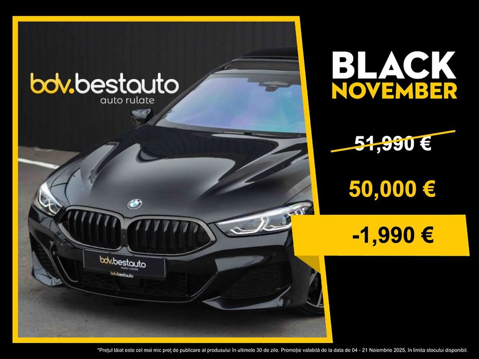 BMW Seria 8 BMW 840D xDrive M Sport Gran Coupe / Laser / Pano / 360 / Soft Close