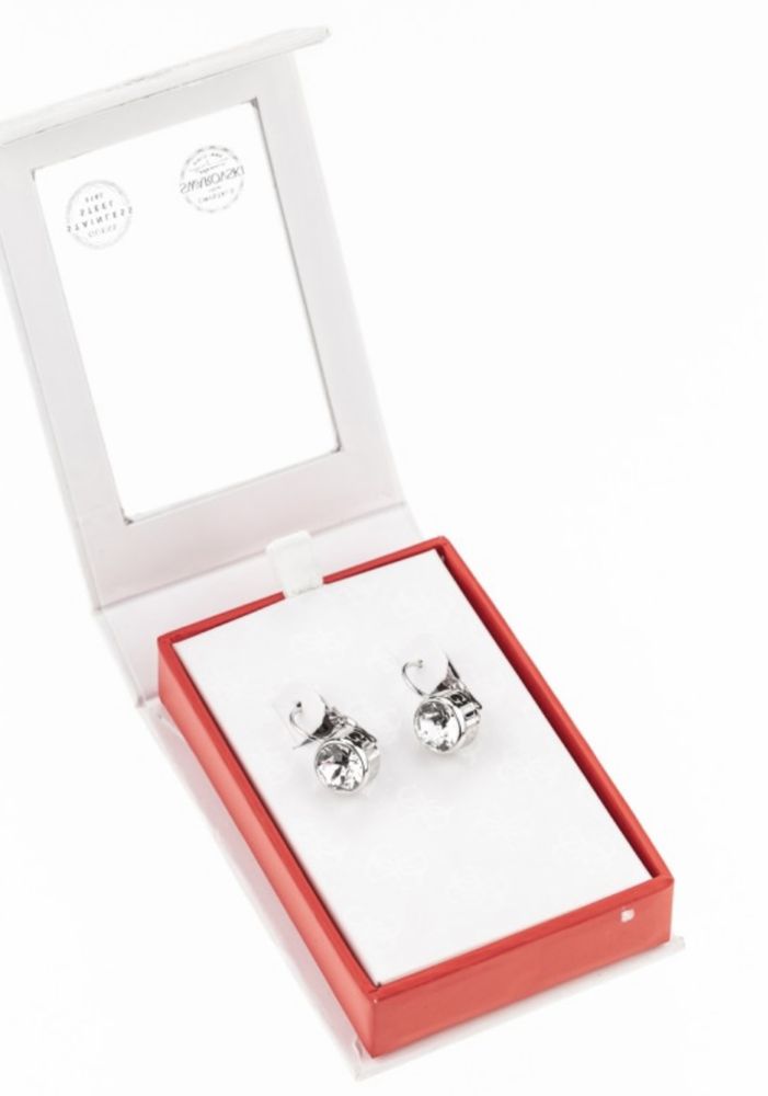 Сваровски обеци Guess,Сребрист