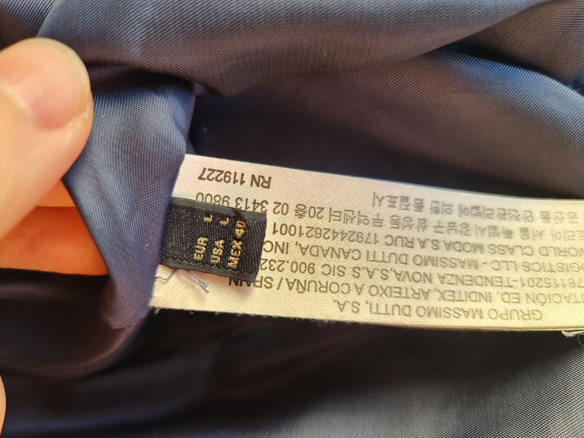 Geaca,Jacheta Piele Massimo Dutti Piele naturala,barbati L,scurta