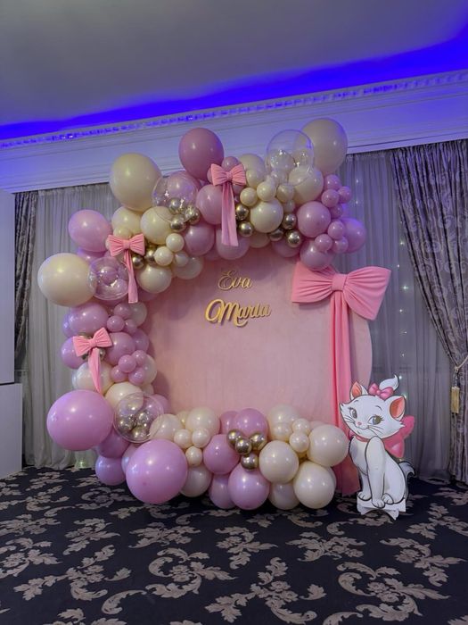 Decor baloane botez majorat cifre18 cabina foto platforma 360 castel g