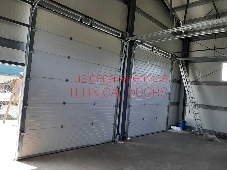 Usi garaj cu motor si telecomanda