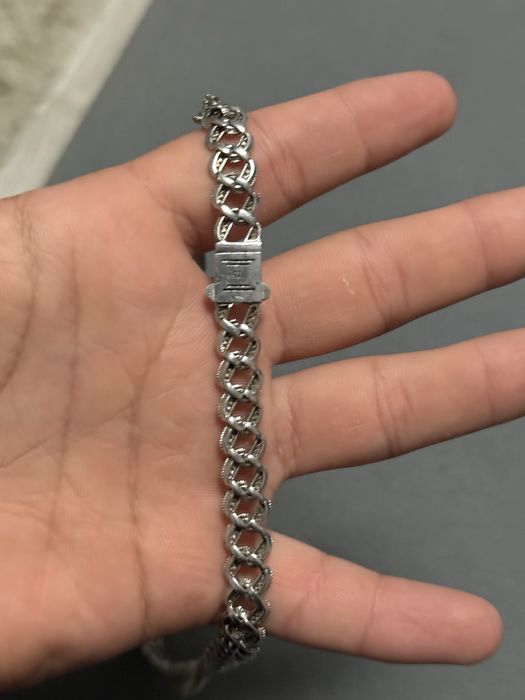 Colier cuban argint 925