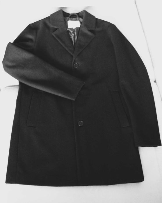 Преходно мъжко палто-JACK & JONES в черно