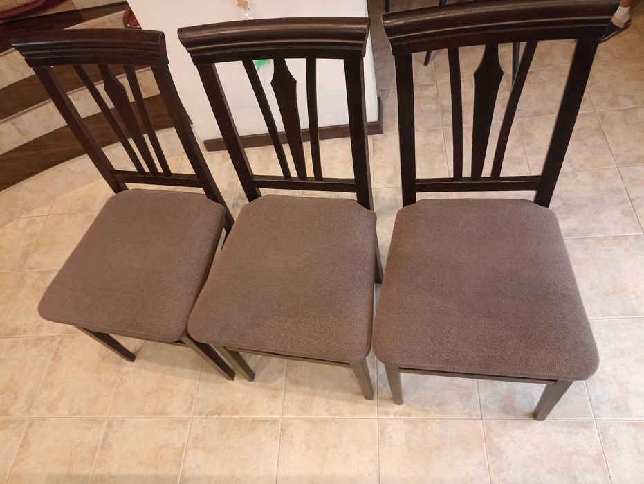 Разтегателна маса за трапезария + 6 стола