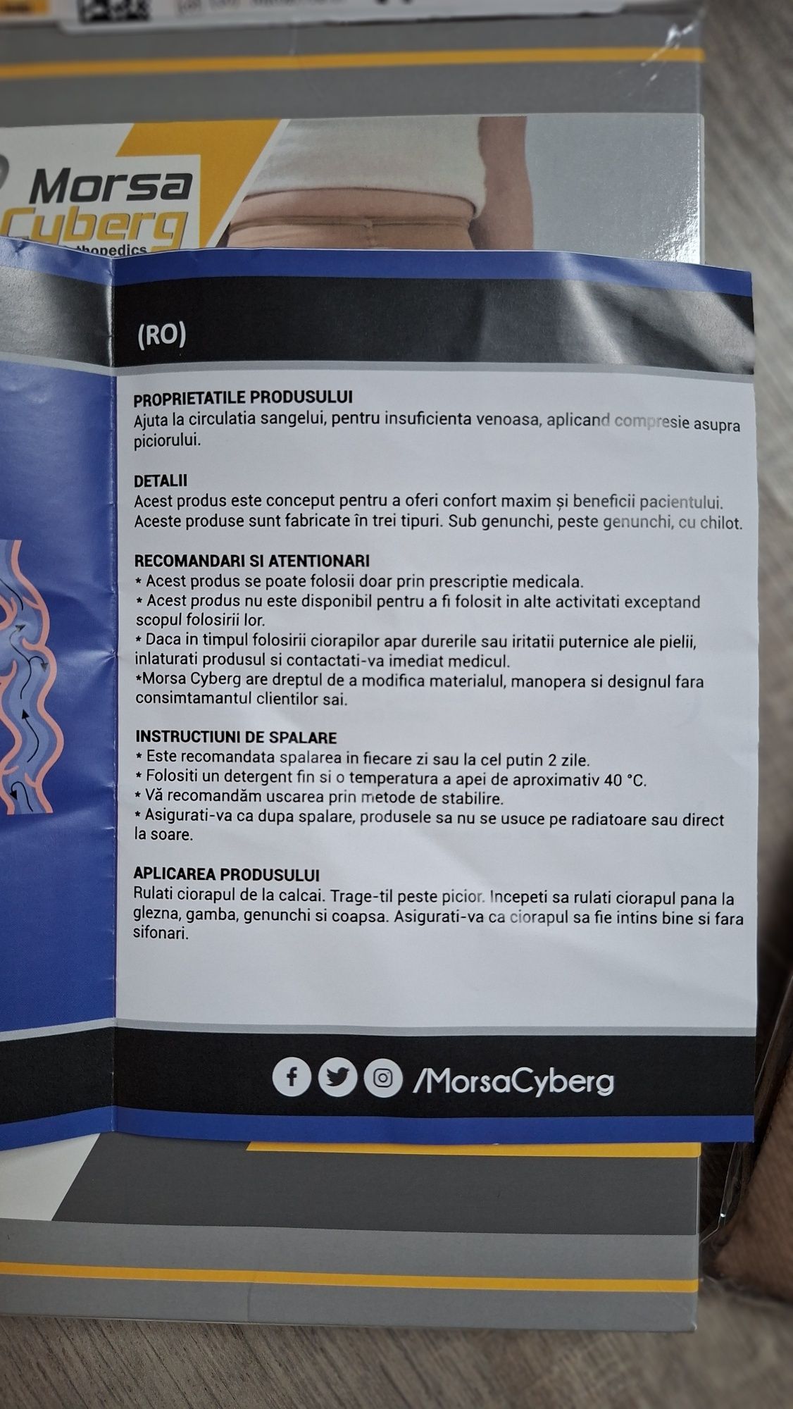 Ciorapi compresivi Morsa Cyberg L