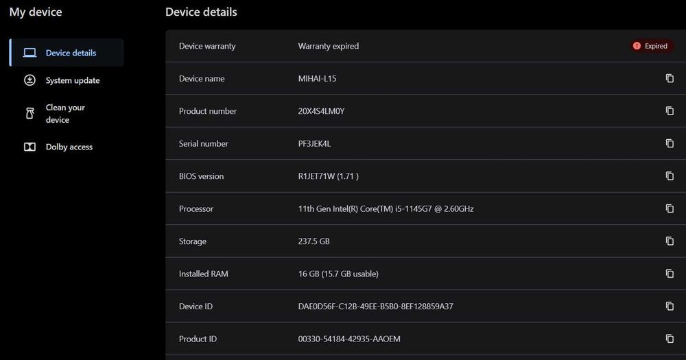 Laptop de business Lenovo ThinkPad L15 Gen 2 Intel Core i5‑1145G7
