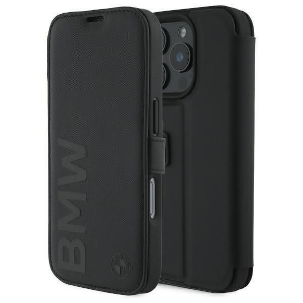 Bmw bmbkp16x23rmrlk iphone 16 pro max 6.9" black bookcase signature le