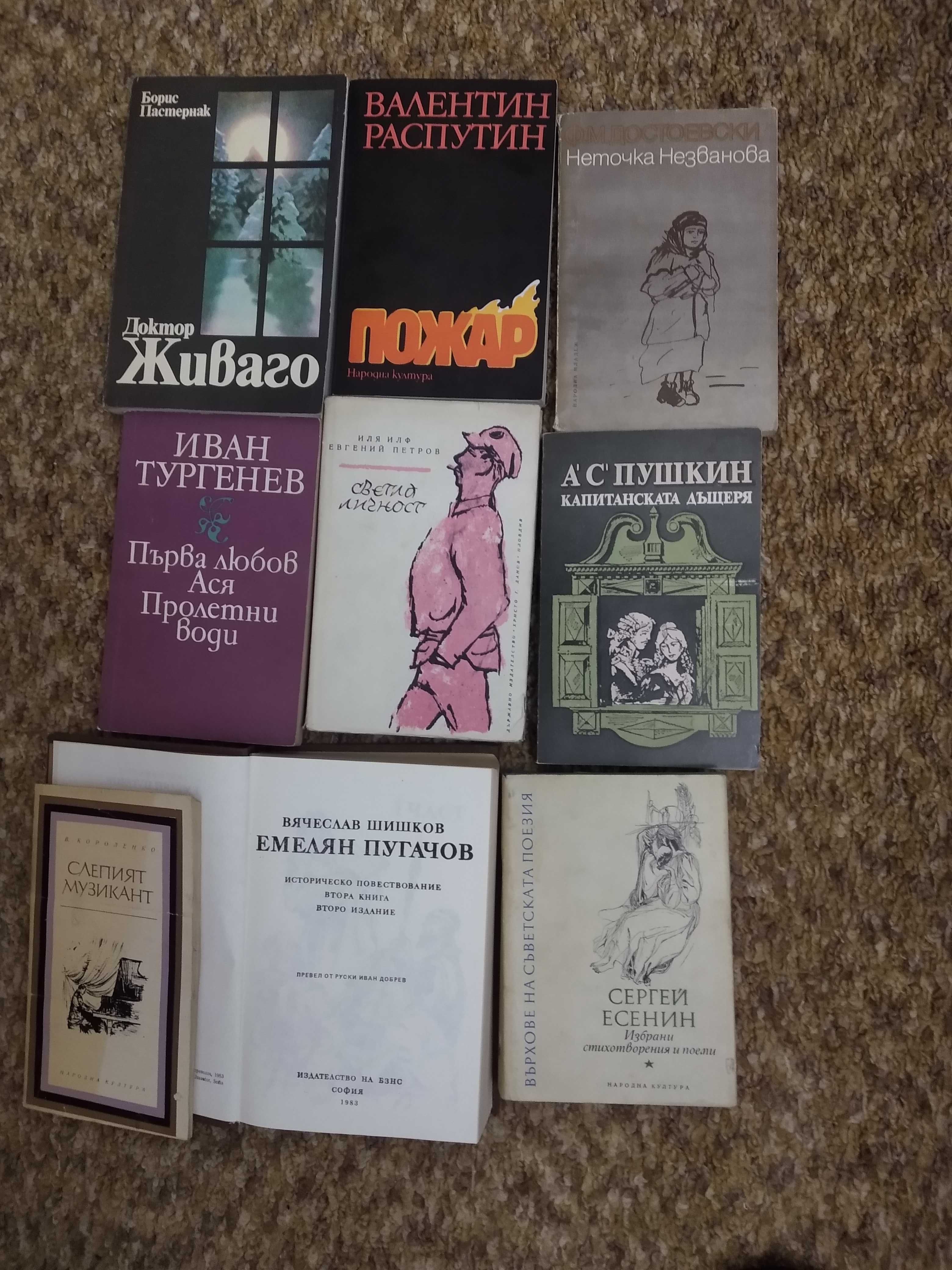 Худ. литература; Световна, руска и българска класика
