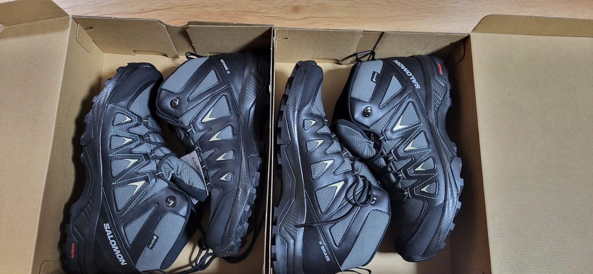Salomon X Braze MID GTX Goretex туристически обувки маратонки