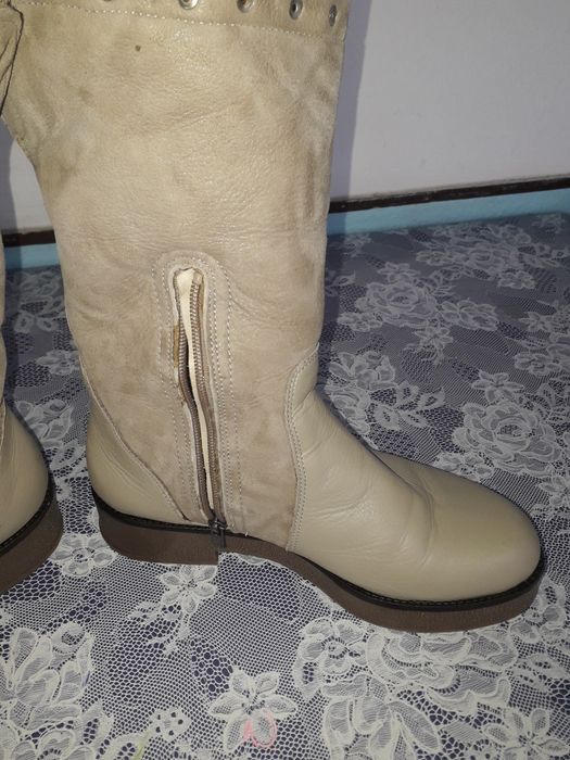 Cizme din piele naturala