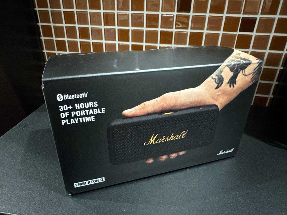 Портативная беспроводная колонка Marshall Emberton II Новая в коробке!