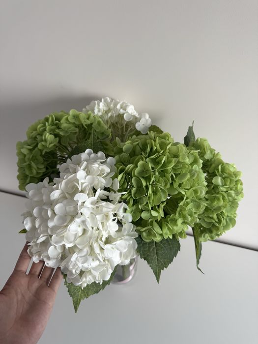 Крупные гортензии из силикона