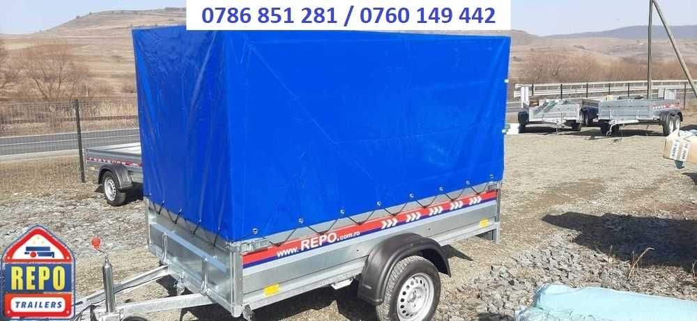 Remorca 750 kg, peridoc, platforma, trailer, apicola, noua, carte RAR