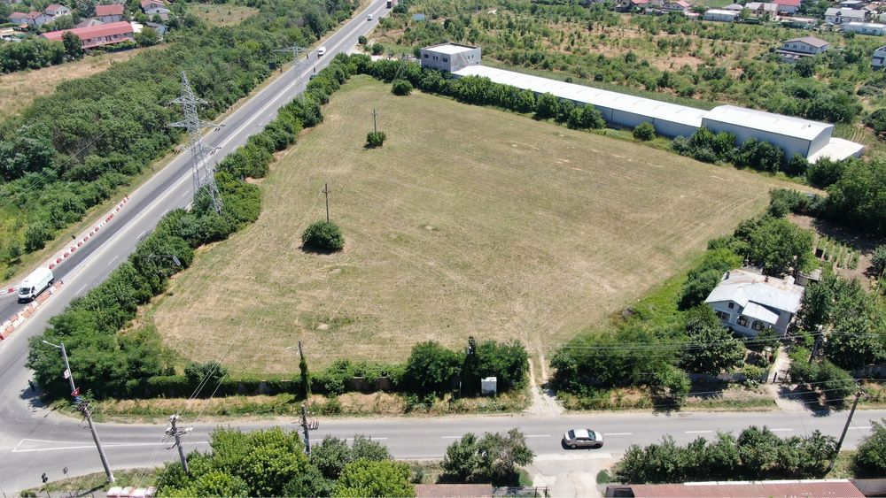 Teren de vazare aproape de Bucuresti excelent pentru spatii comerciale