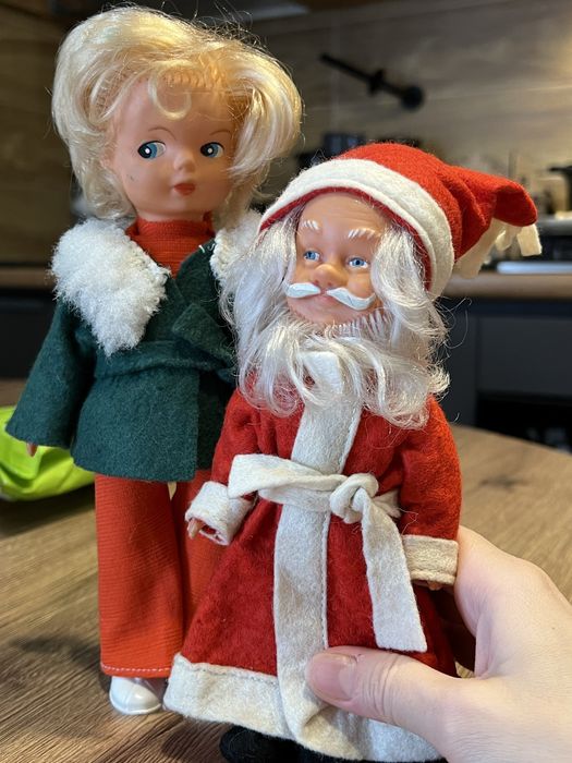 Куклы ССР ГДР дед мороз и снегурочка